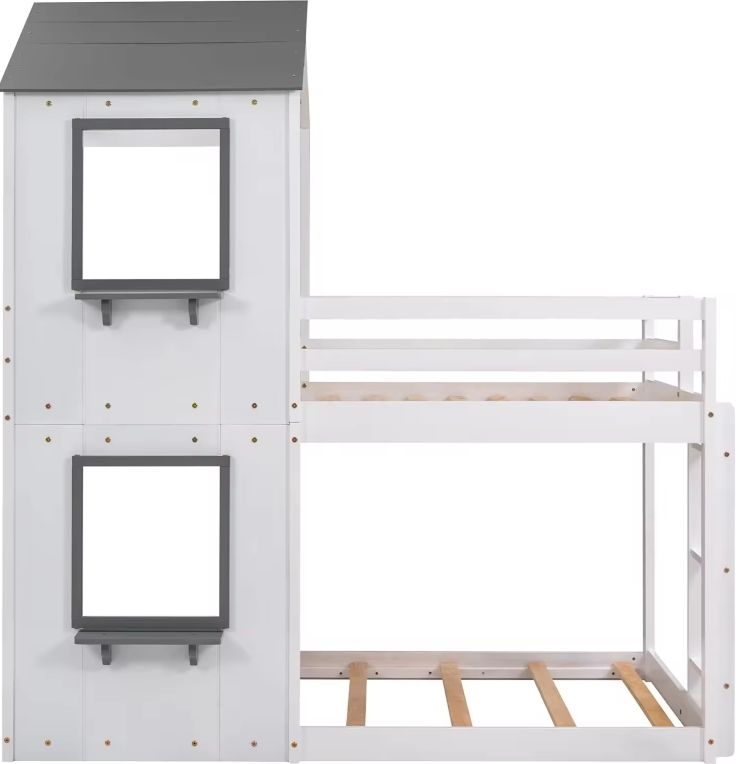 Hostel Wood Children Room Size House Double Kids Solid Wooden Queen Frame Bunk Kids Loft Bed With Roof