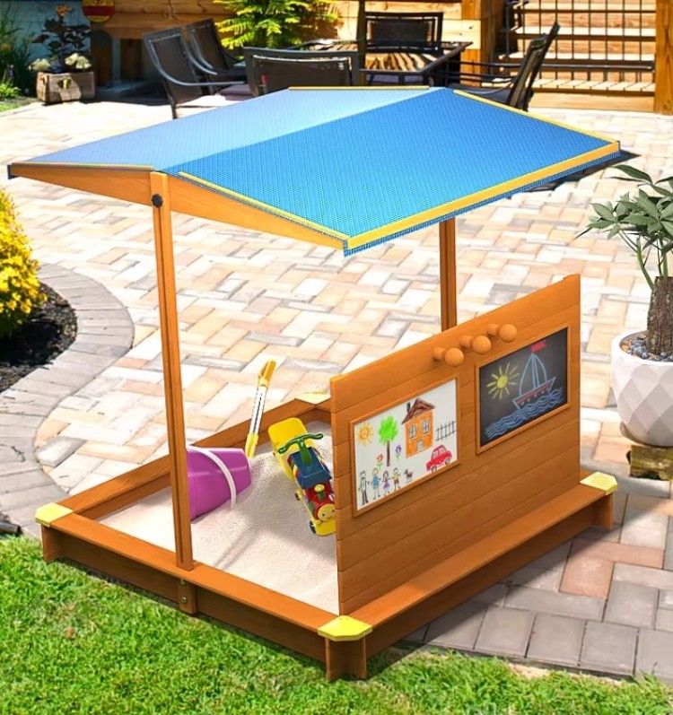 Children's Outdoor Large Sand Pit Fence Kindergarten Outdoor Furniture Toy Set for Baby Courtyard for Playground Sand Pool