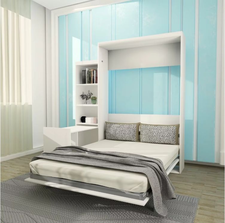 Invisible folding side-folding hidden wall wardrobe hidden wall multifunctional hardware accessories Murphy bed