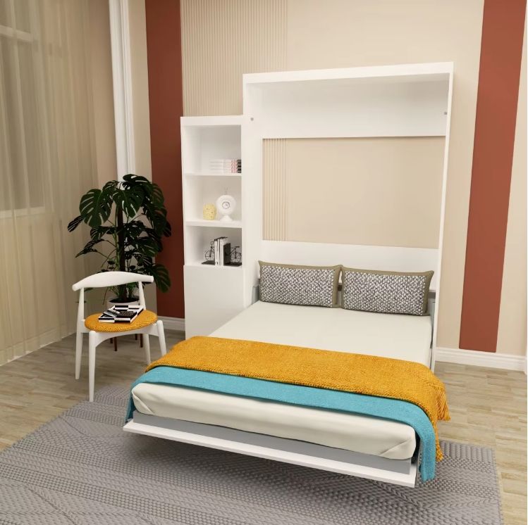 Invisible folding side-folding hidden wall wardrobe hidden wall multifunctional hardware accessories Murphy bed