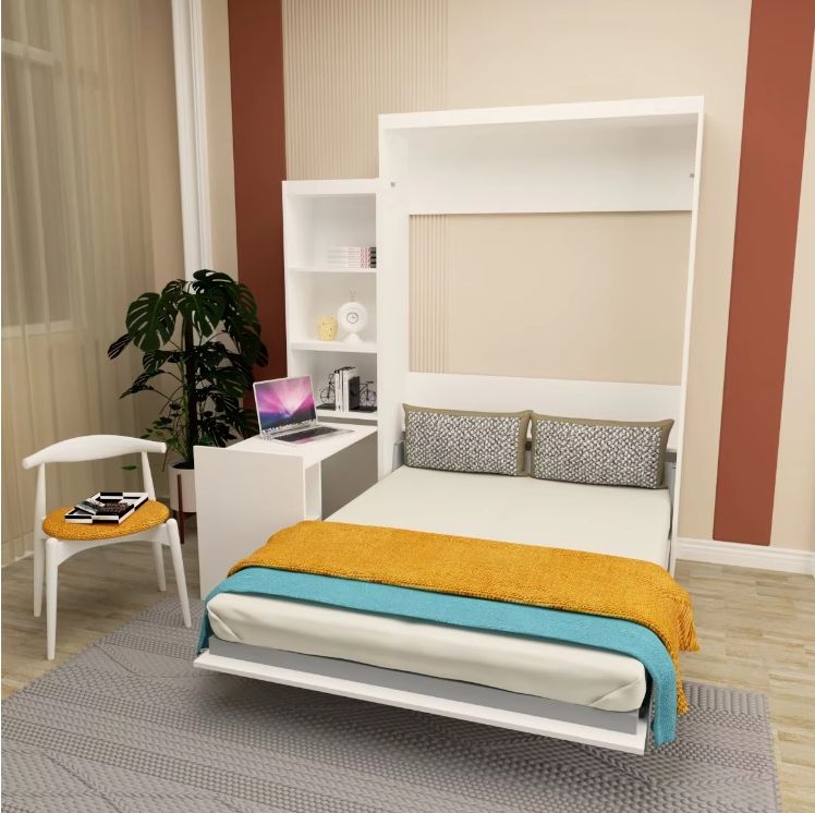 Invisible folding side-folding hidden wall wardrobe hidden wall multifunctional hardware accessories Murphy bed