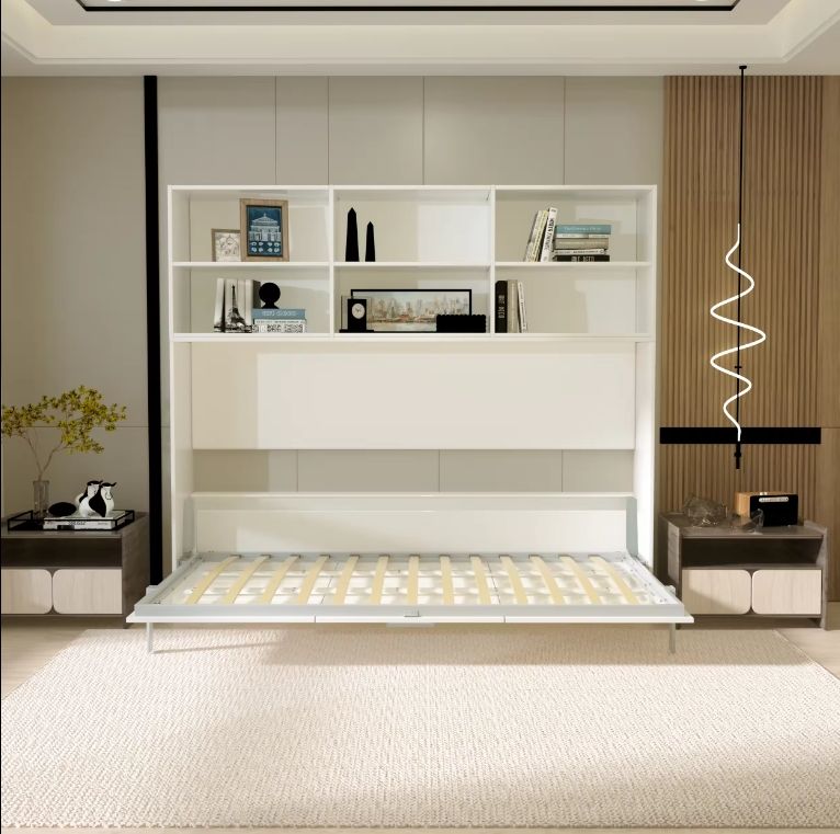 Invisible wall bed multi-functional folding sheet single household flip panel sofa bed Murphy bed without mattress