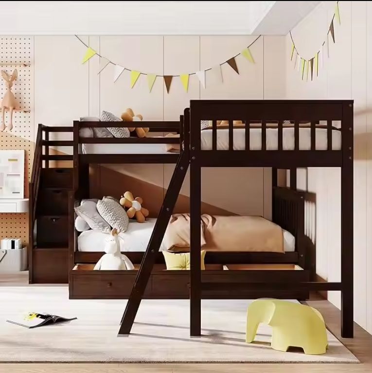 Invisible folding side-folding hidden wall wardrobe hidden wall multifunctional hardware accessories Murphy bed