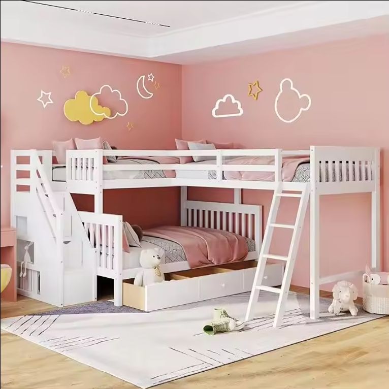 Invisible folding side-folding hidden wall wardrobe hidden wall multifunctional hardware accessories Murphy bed