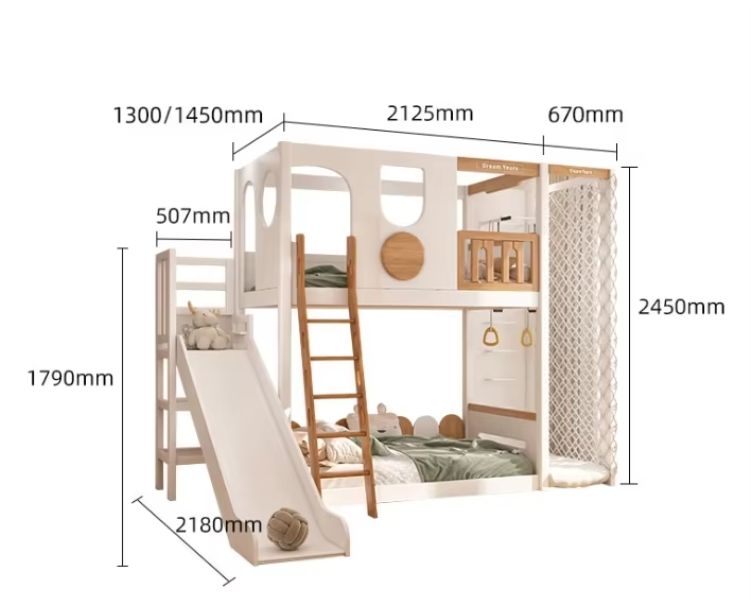 Factory Direct Wooden Furniture Double Bed Solid Wood Bunk Bed With Stairs/ladders Bunk Bed For Adult/Children