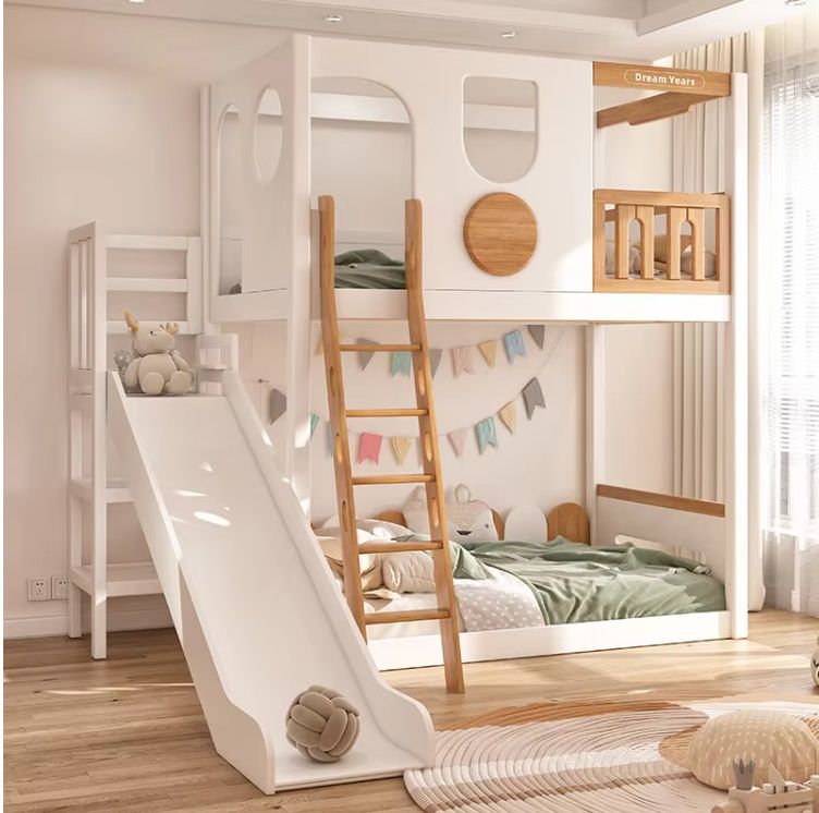 Factory Direct Wooden Furniture Double Bed Solid Wood Bunk Bed With Stairs/ladders Bunk Bed For Adult/Children