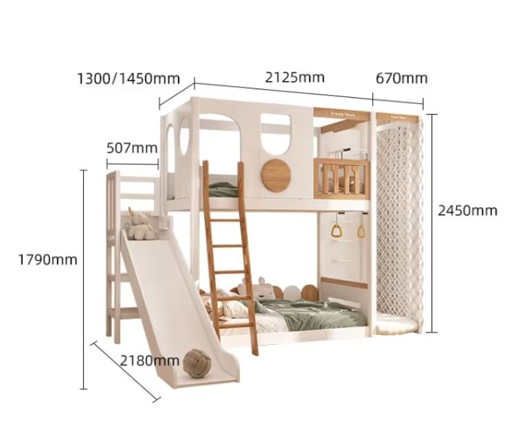Factory Direct Wooden Furniture Double Bed Solid Wood Bunk Bed With Stairs/ladders Bunk Bed For Adult/Children