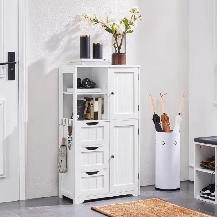 Versatile Extendable Cabinet for Home Furniture Organization Farmhouse Bathroom Hall School Hospital Apartment Basement Office