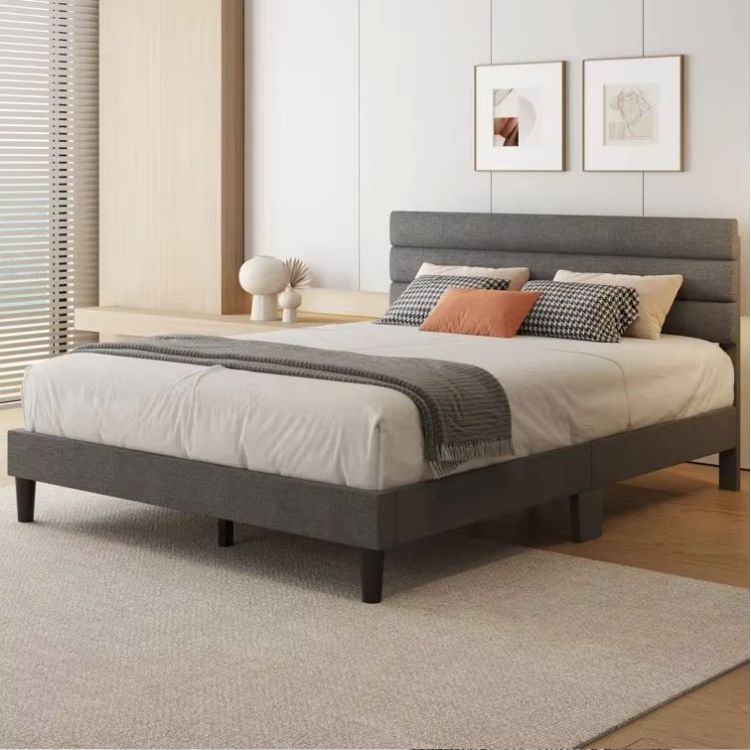 factory price Upholstery beds double queen king size customizedlatest design bed beds