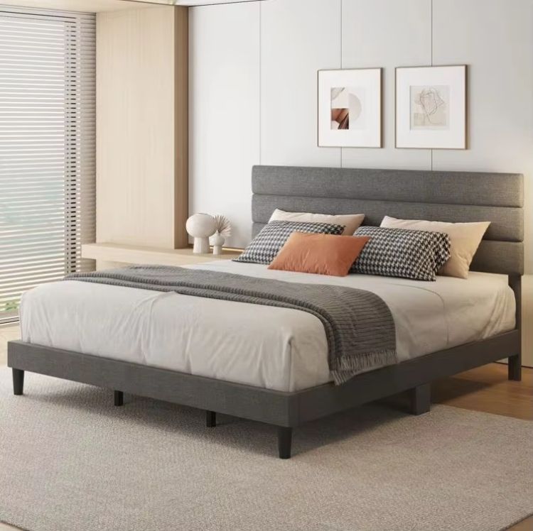 factory price Upholstery beds double queen king size customizedlatest design bed beds