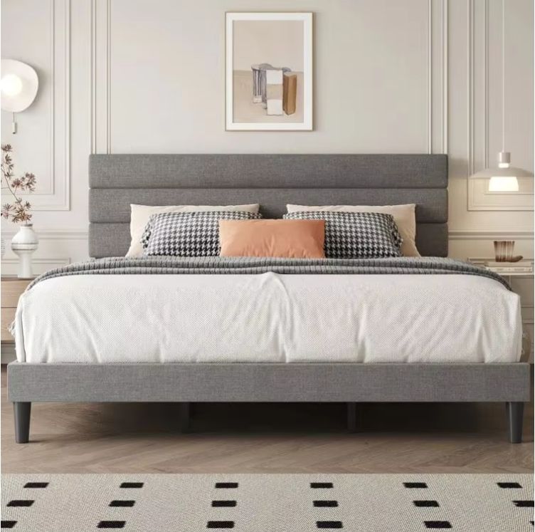 factory price Upholstery beds double queen king size customizedlatest design bed beds