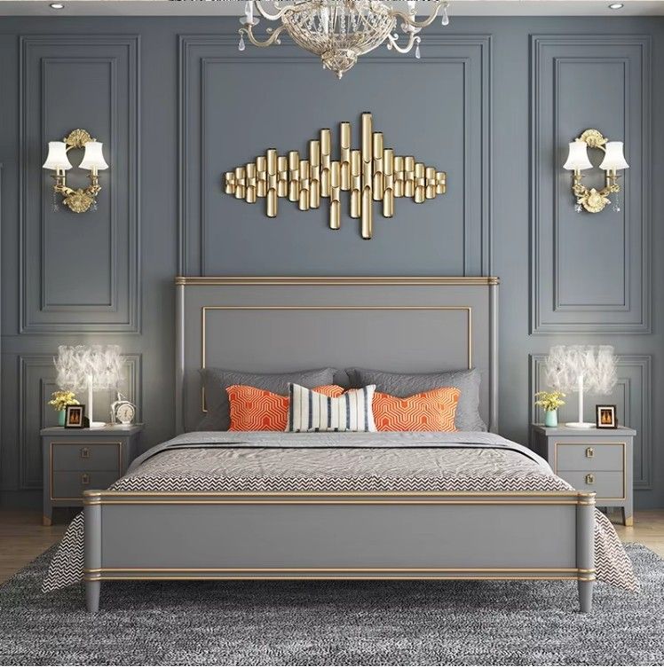 Sunrise good quality wooden adult bedroom set queen bedroom furniture sets bedroom cover set