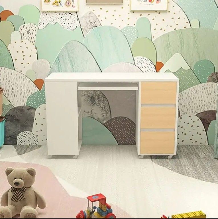 Popular Selling Nordic High-Sleeper bunk bed with Ladder Corner desk and Drawer Storage Children bedroom furniture