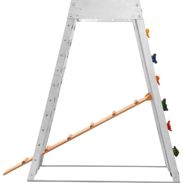 Wood Triclimb Climbing Frame for Ages 1-5 Baby-Friendly Triangle Slide for Indoor Play and Toddler Climbing