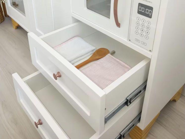 Children's Wood Play Cooking Set Simulation Kitchen Toys for Role Playing