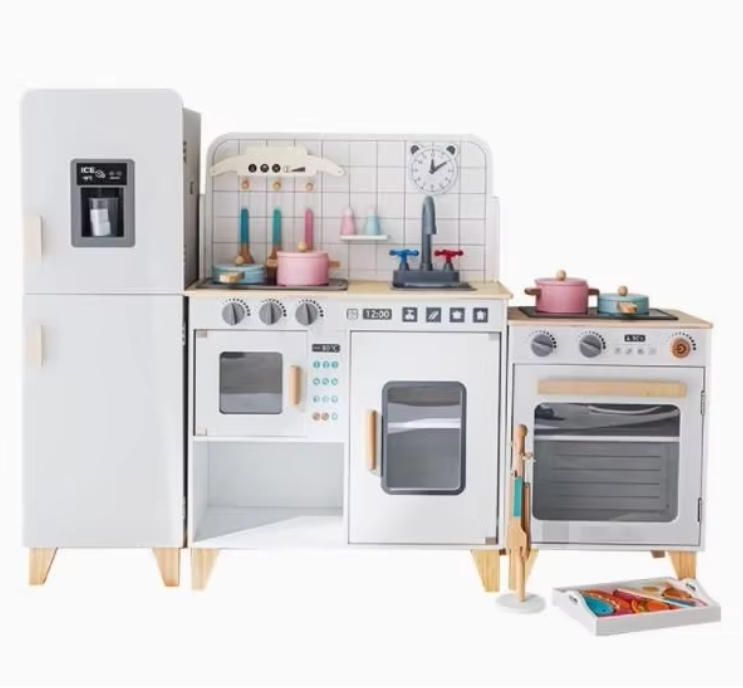 Pretend Play Kitchen Set - Wooden Stove for Boys and Girls