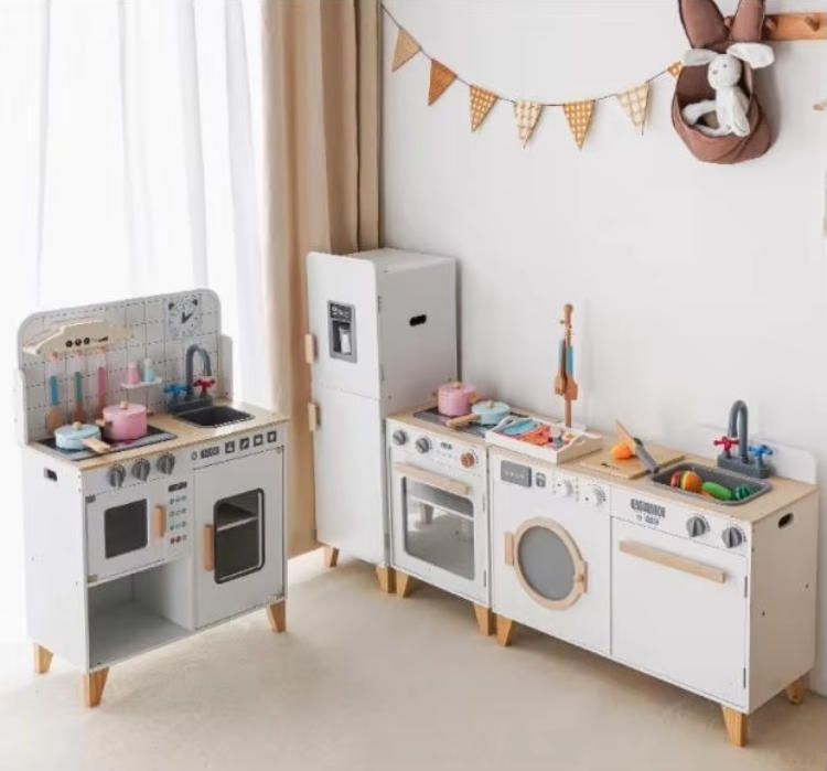 Pretend Play Kitchen Set - Wooden Stove for Boys and Girls
