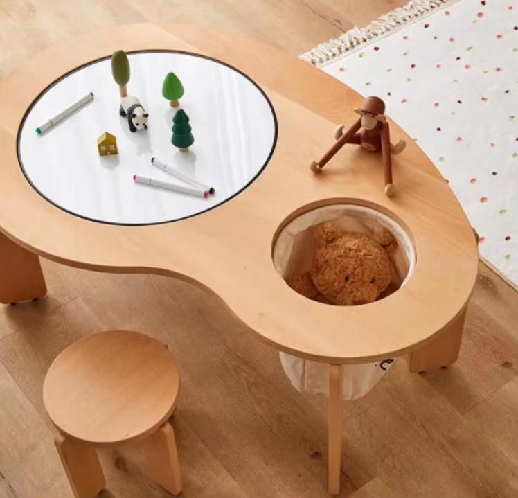 Multifunctional Building Block Table for Kids, Educational Game Table, Puzzle Toy Table