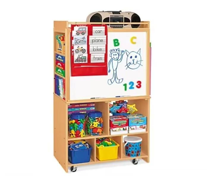 Wholesale Modern Classic Birch Writing Center Set for Kids Hot Selling Lakeshore Furniture for School and Hospital Use