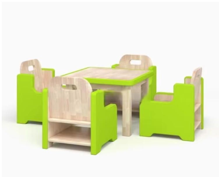 Modern Design Educational Baby Furniture Kids Table Chair Sofa Toy Storage Cabinet for Home Hotel Supermarket Park Bathroom Use