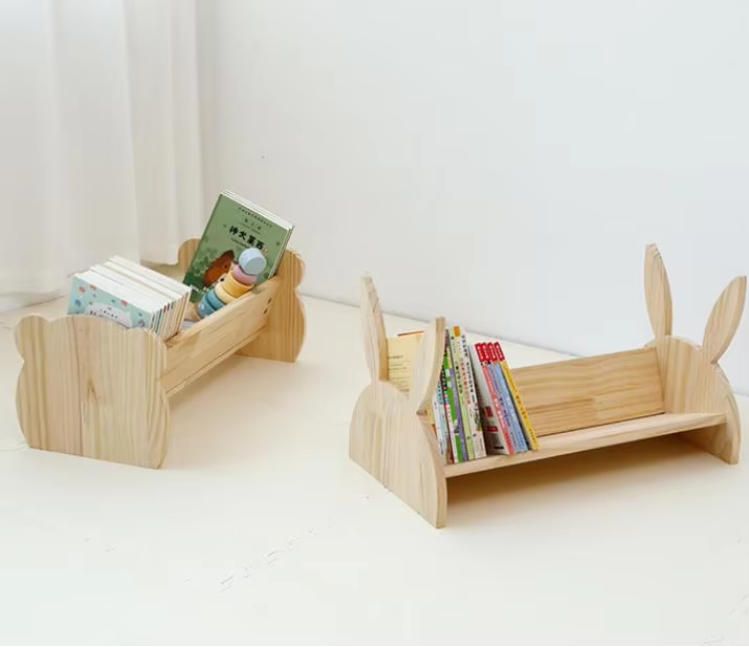 Modern Animal Shaped Children's Bookshelf Floor Standing Bookcase for Kids for School Bedroom Living Room Mall Supermarket