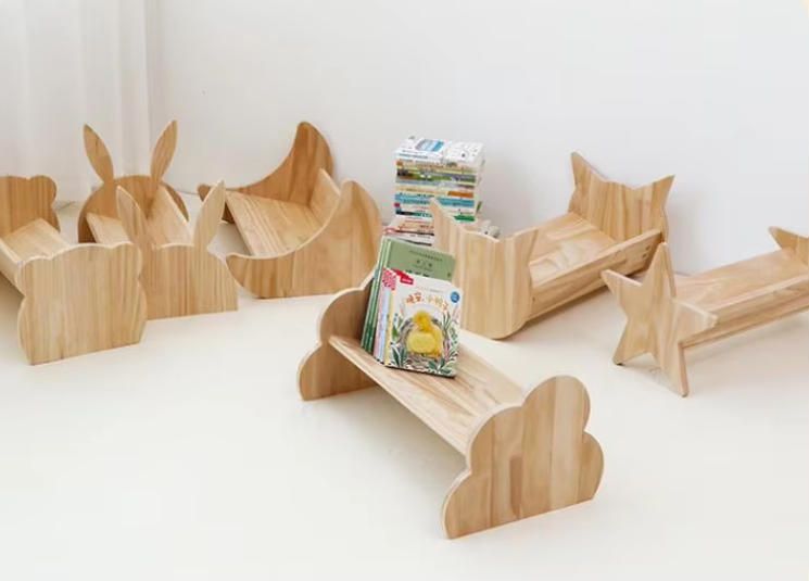 Modern Animal Shaped Children's Bookshelf Floor Standing Bookcase for Kids for School Bedroom Living Room Mall Supermarket