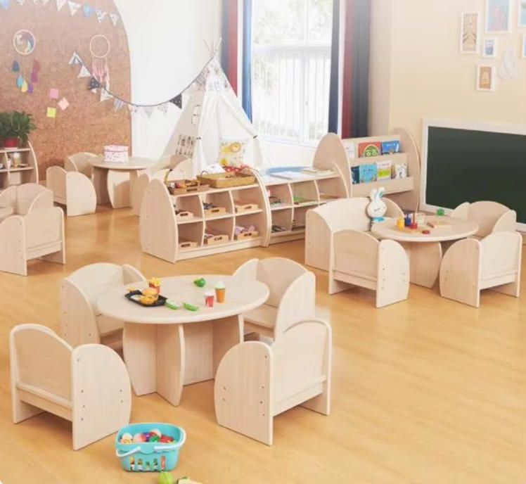 Children's Woodcrafts Set Early Education Table