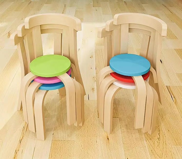 Solid Wood Children's Tables and Chairs for Preschool and Training Centers Woodcraft Product