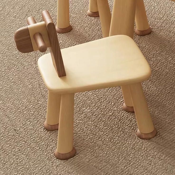 Kindergarten Solid Wood Children's Table Walnut Dining Table Chair Beech Children's Table