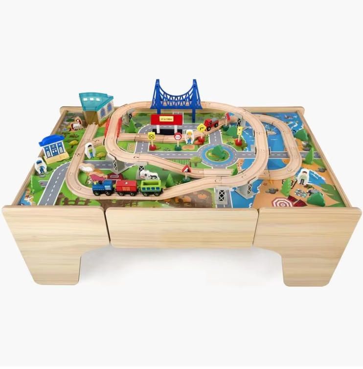 High Quality Custom Mass-Production Modern Design Wooden Game Table for Kids for School Park Gym Babies
