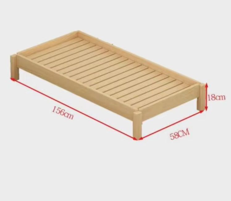 Stackable Multi-Use Wooden Nap Bed for Kids for Bedroom Living Room School Hotel Farmhouse Villa or Apartment