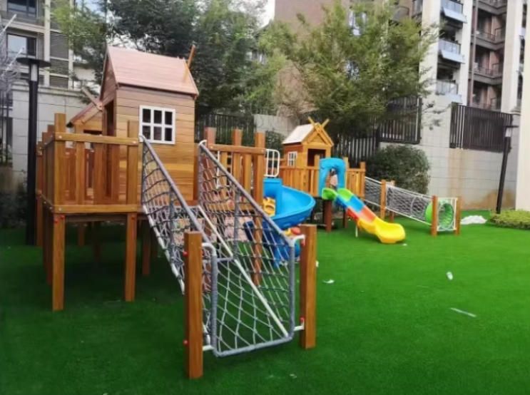 Foldable Wooden Climbing Set W/Reversible Ramp Toys for Children's Outdoor Play Climbing Frames