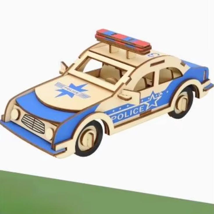 Handmade DIY 3D Assembly Model Wooden Puzzle Educational Truck Toys for Boys by Woodcrafts