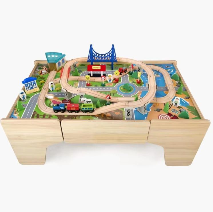Custom Mass Production Children's Game Table High Quality Wooden Toys for Kids