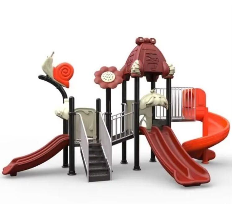 Funny Kids Outdoor Playground Plastic Slide for Camping