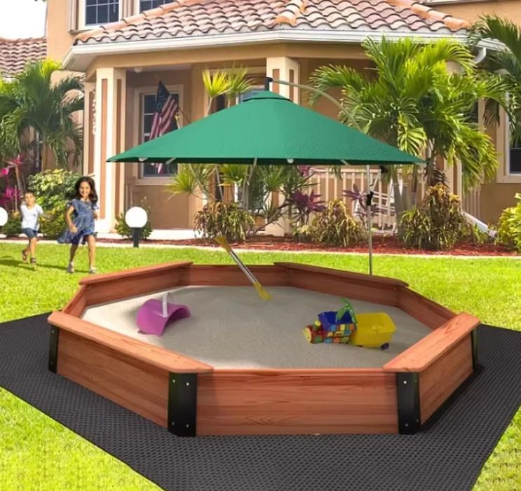 Children's Outdoor Large Sand Pit Fence Kindergarten Outdoor Furniture Toy Set for Baby Courtyard for Playground Sand Pool