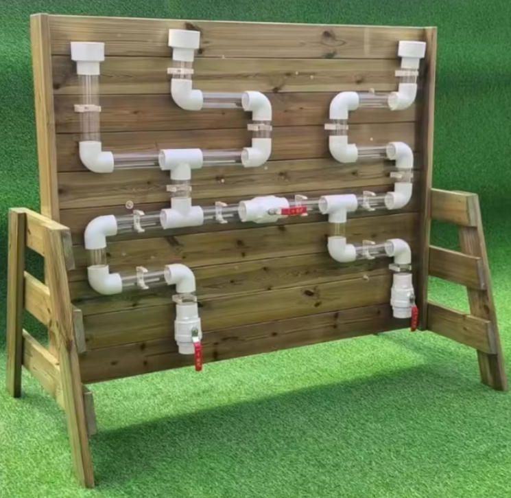 Outdoor Anti-Corrosion Wooden Ferris Wheel Water Balance Toys Sensory Integration Training Equipment for Kindergarten Children