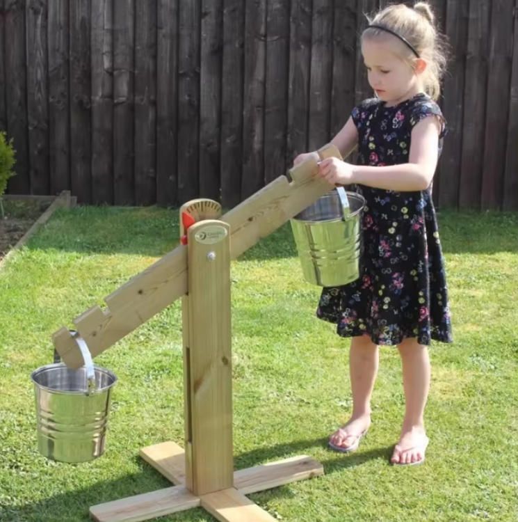 Outdoor Anti-Corrosion Wooden Ferris Wheel Water Balance Toys Sensory Integration Training Equipment for Kindergarten Children