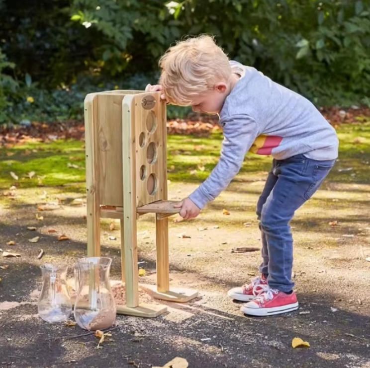 Outdoor Anti-Corrosion Wooden Ferris Wheel Water Balance Toys Sensory Integration Training Equipment for Kindergarten Children