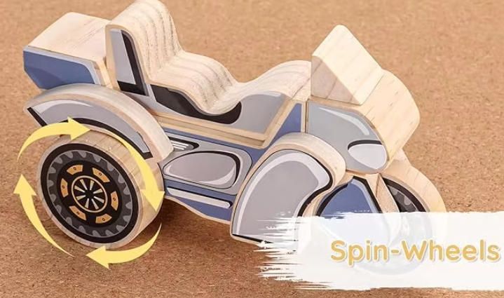 Wooden Robot Assembly Toy Set Gift for Kids Woodworking Crafts Projects for Boys and Girls Woodcrafts