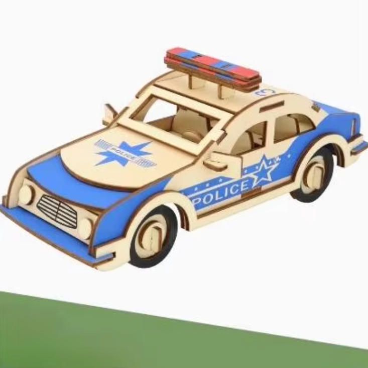 Handmade DIY 3D Assembly Model Wooden Puzzle Educational Truck Toys for Boys by Woodcrafts