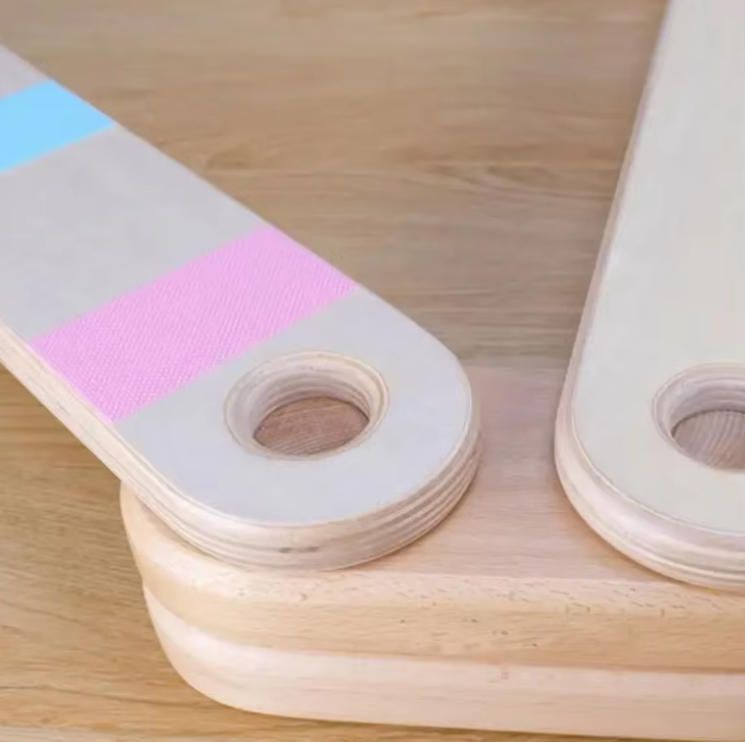 Montessori-inspired 5-Step Wooden Balance Beam for Kids Climbing Frames for Toddlers' Play Gym and Outdoor Use