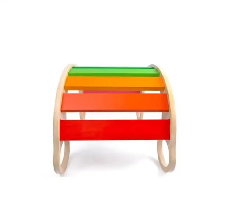 2022 Hot Sale New Wooden Rocking Play Colorful House Toys Climbing Frame Balance Educational Toys Gift