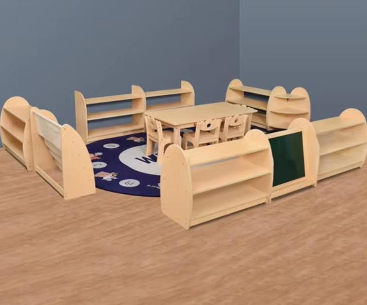 Montessori Wooden Toy Storage Shelf for Kindergarten and Early Education Centers Handcrafted Woodcrafts