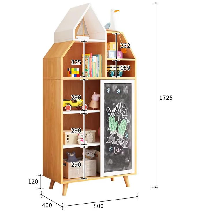 Factory Children Cabinets Kids Bookcase BookShelf Toys Organizer Storage Rack Organizer Holder Cabinets for Kids Storage